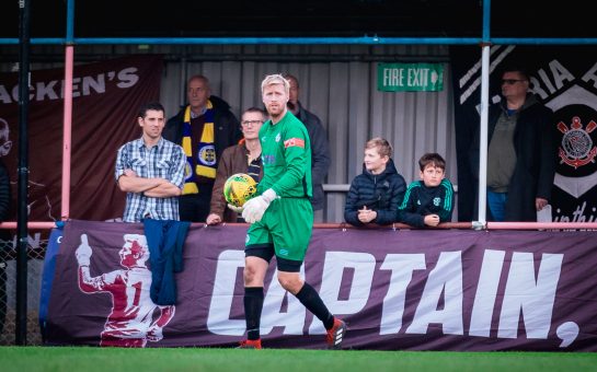 Danny Bracken playing for Corinthian-Casuals