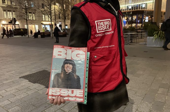 big issue vendor