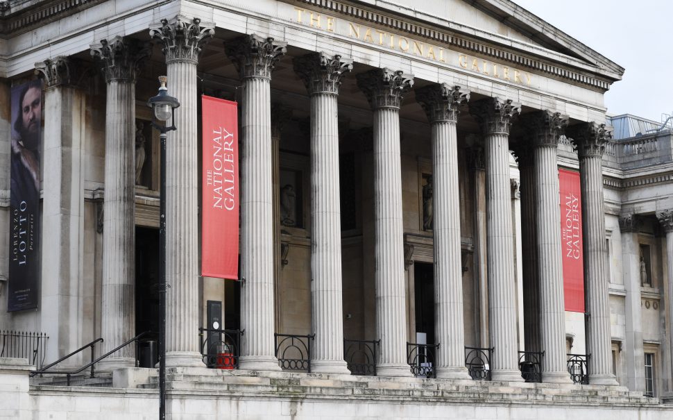 The front of London's National Gallery