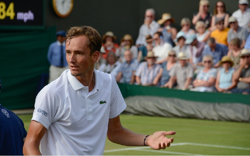 Daniil Medvedev at Wimbledon
