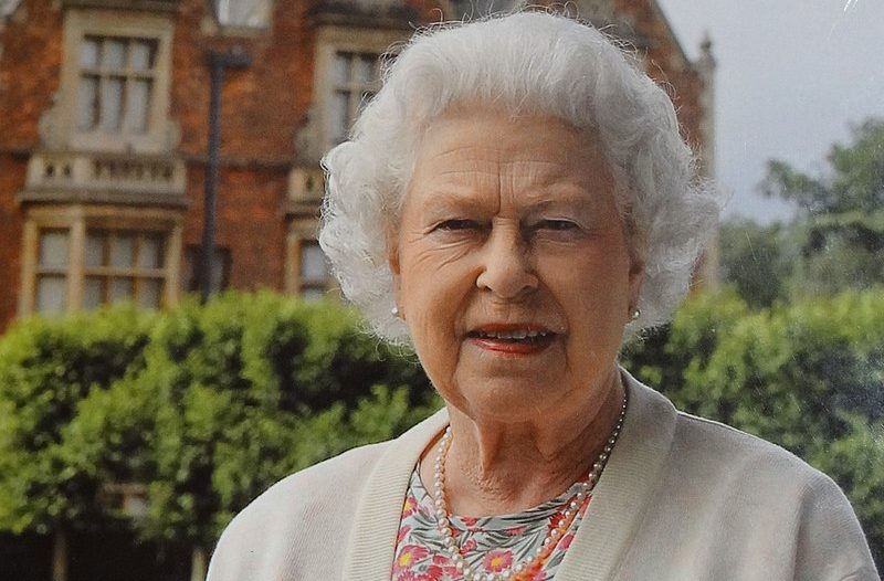 Picture of the Queen at Sandringham