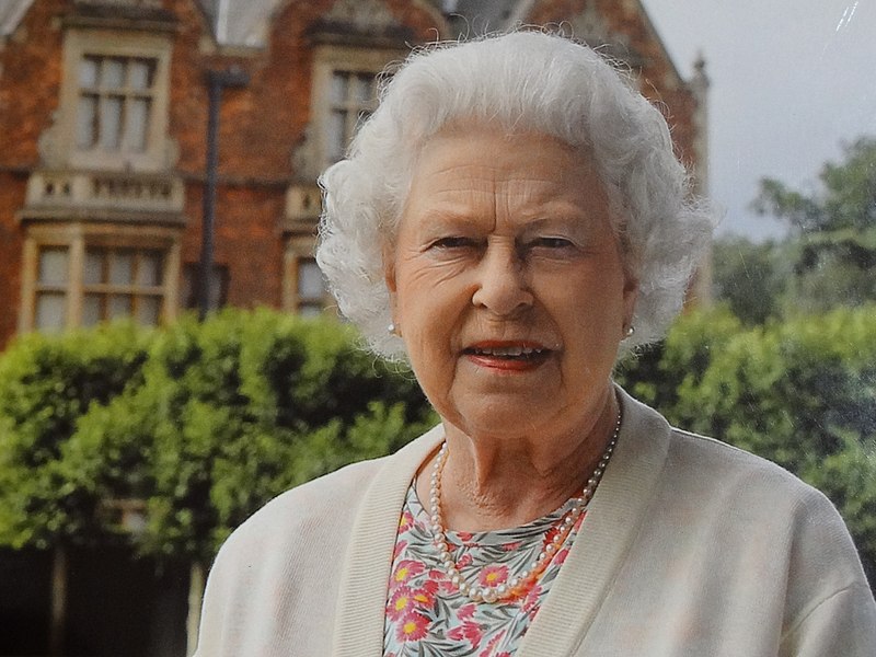 Picture of the Queen at Sandringham