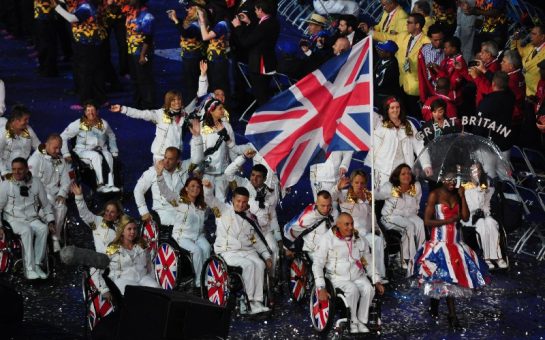 GB Paralympians at the Paralympics Opening Ceremony
