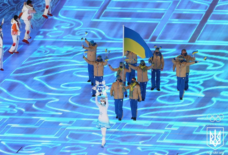 Ukrainian athletes at the Winter Olympics 2022