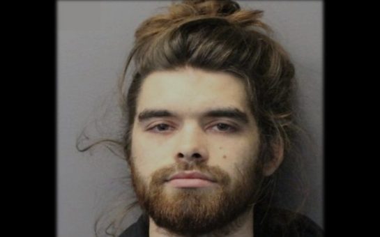 29 year old convicted men , long brown hair and beard