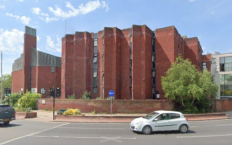 The existing red brick building on Cromwell Road