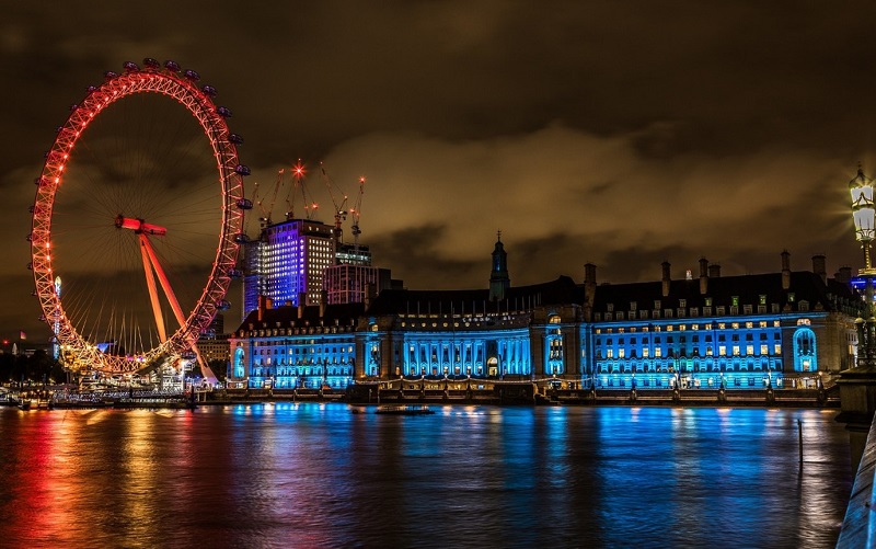 london eye and the thames