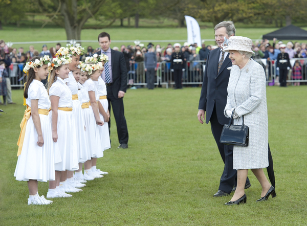 The Queen in Richmond in 2012