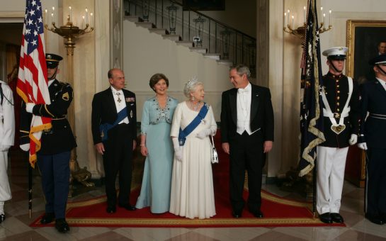 The Queen and President Bush