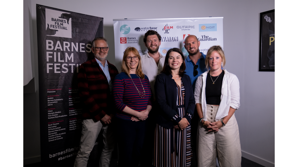 IN THE SH*T PANEL: Sarah Olney, Steve Smith and Tom Loan discuss Water pollution. Photo Credit: Barnes Film Festival