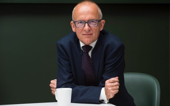 New Metropolitan Police Commissioner Mark Rowley sat at a desk