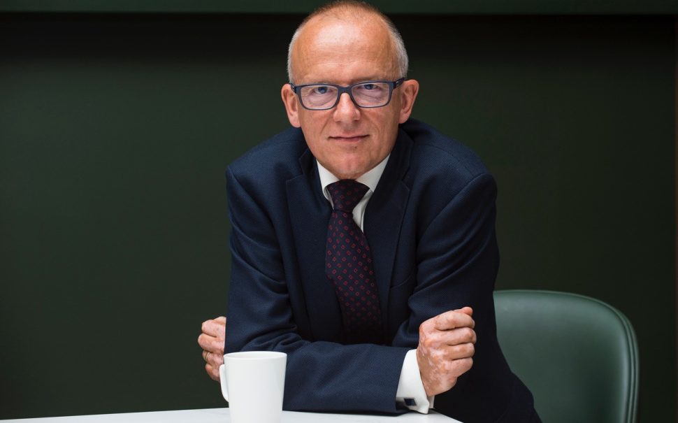 New Metropolitan Police Commissioner Mark Rowley sat at a desk