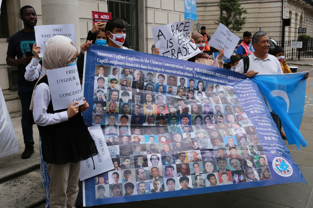 UK activists raise public awareness of China's Uyghur repression