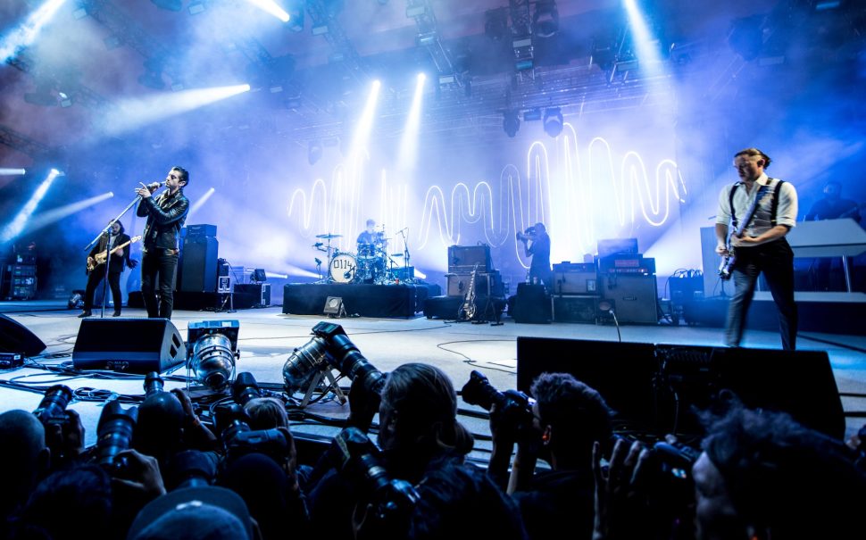 Arctic Monkeys performing