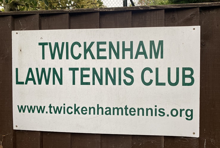 Twickenham LTC sign
