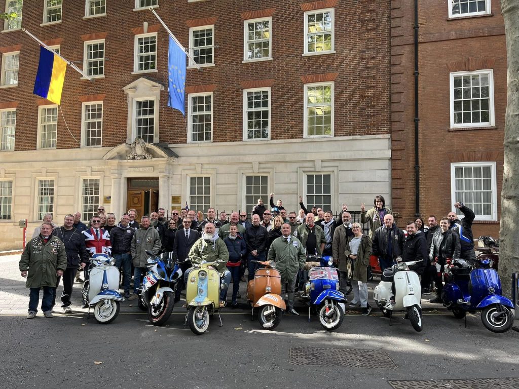 Kent and south London bikers pay their respects to the Queen