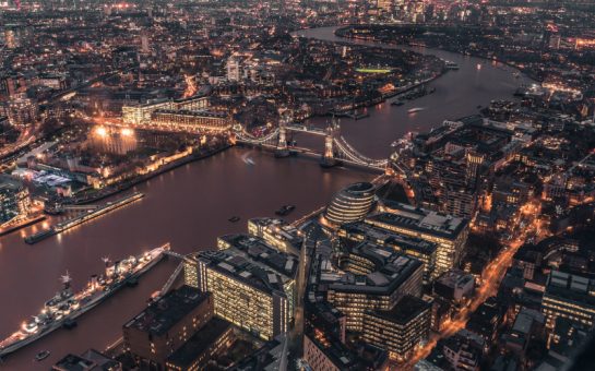 london at night