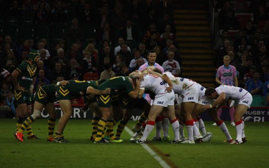 Rugby League match between England and Australia