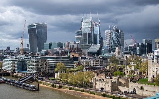 City of London from above