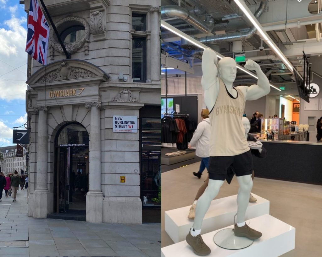 Gymshark opens flagship store on Regent street