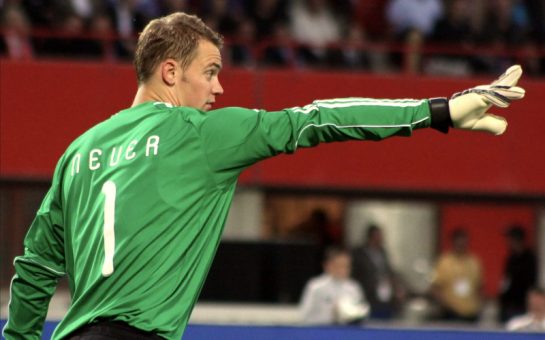 Germany goalkeeper Manuel Neuer in action