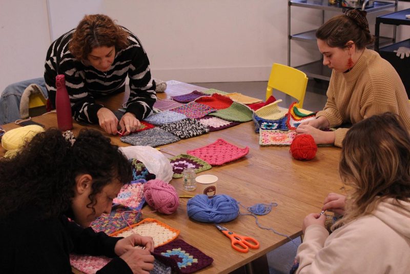 Lambeth residents knit blankets for homeless people this Christmas