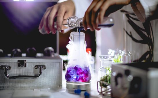 Person pouring cocktails