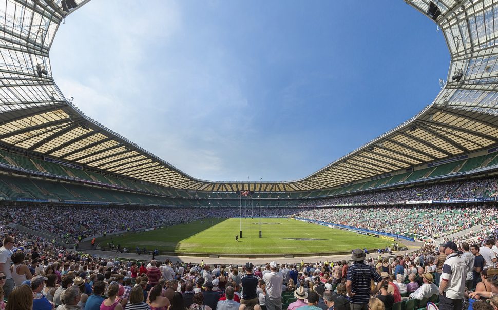 View of Twickenham Stadium Steve Borthwick England squad