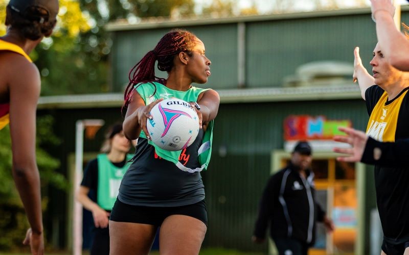 Friendly netball match