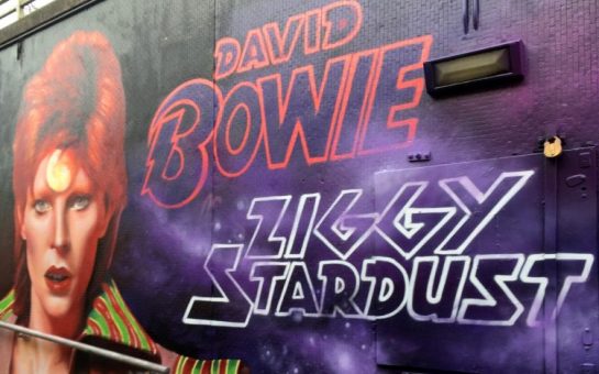 David Bowie mural in Tolworth