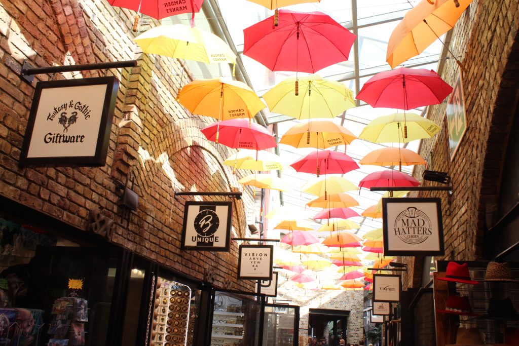 Camden Market umbrellas