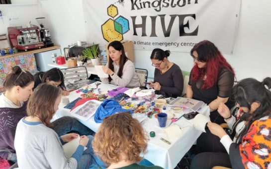 Volunteer group at Kingston Hive