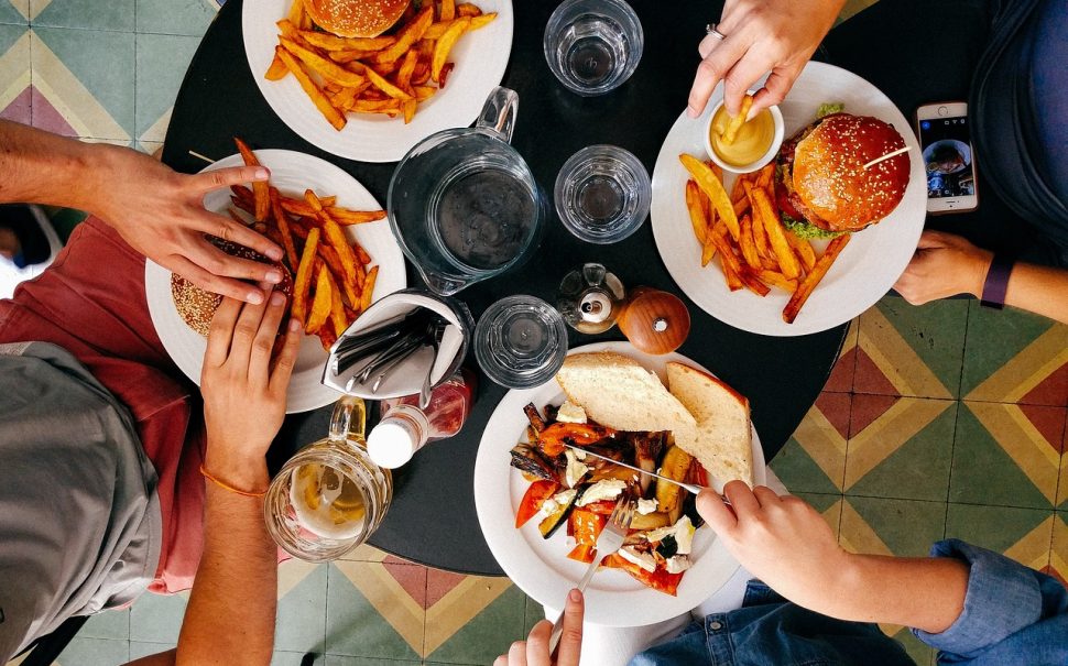 people eating meal