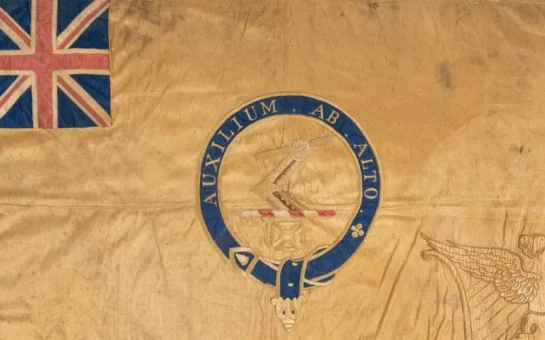 Kellett's flag, Credit: THE NATIONAL MUSEUM OF THE ROYAL NAVY