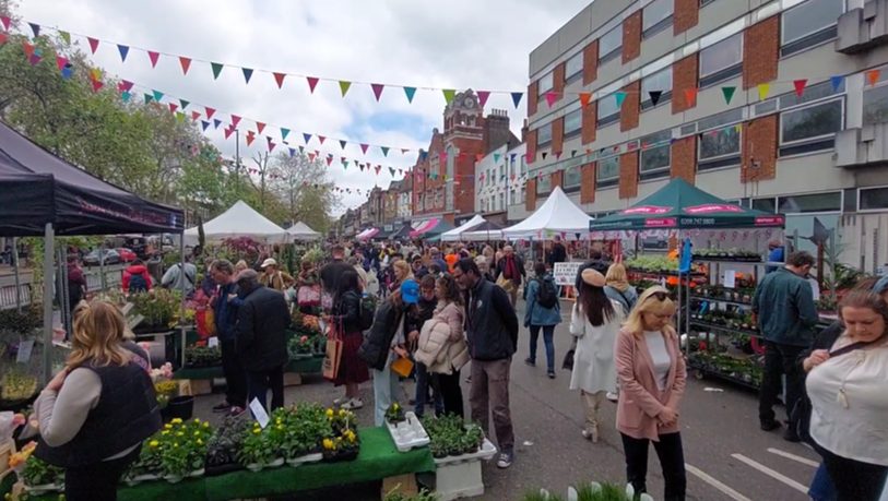 Chiswick flower market