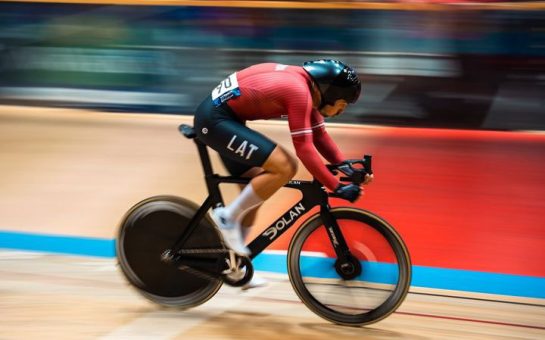 George Nemilostivijs at the European Track Championships 2023