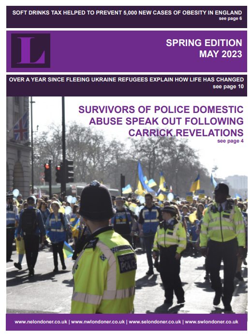 The front page of the 2023 Spring Edition of the Londoners