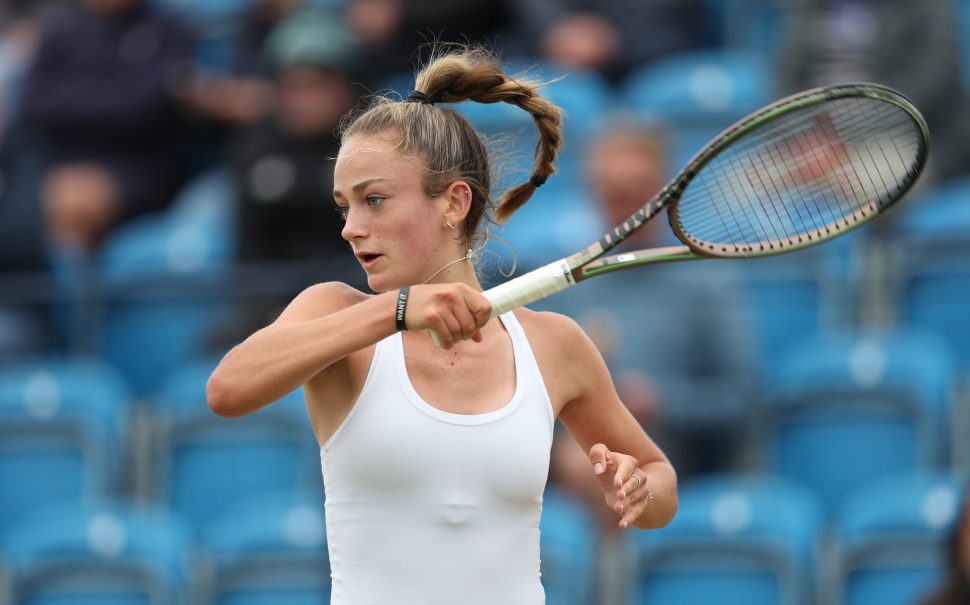 Wimbledon 2023: Hannah Klugman and Isabelle Lacy finish runners-up in the  Girls' doubles final