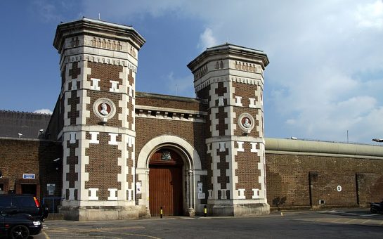 The entrance to HMP Wormwood Scrubs