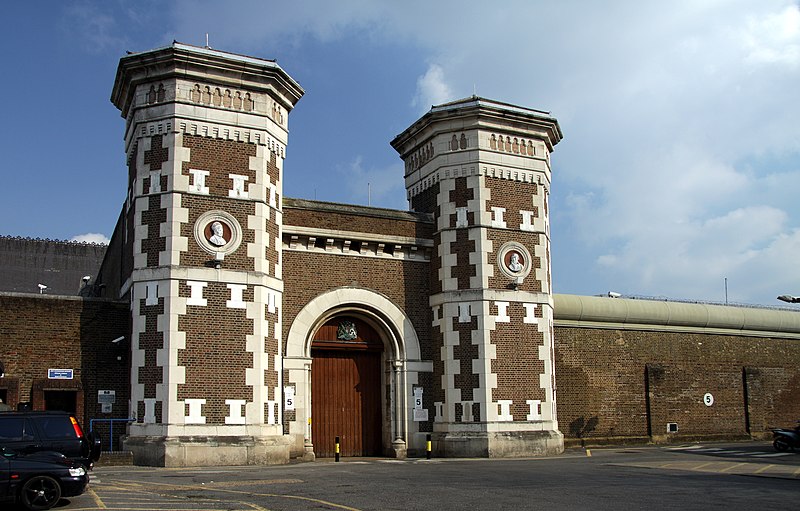 The entrance to HMP Wormwood Scrubs
