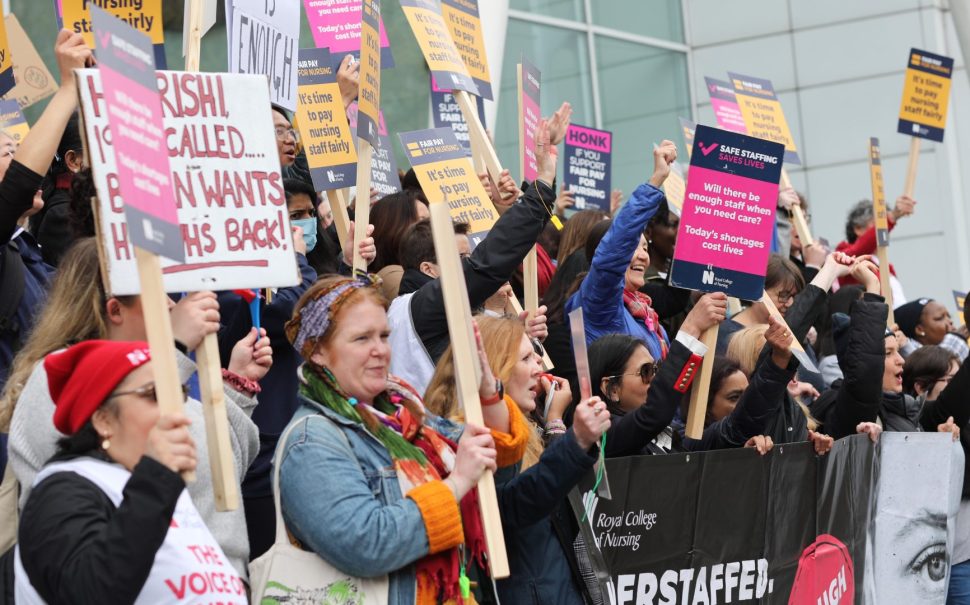 Nurse Strike - credit Royal College of Nursing / Rob Alderman