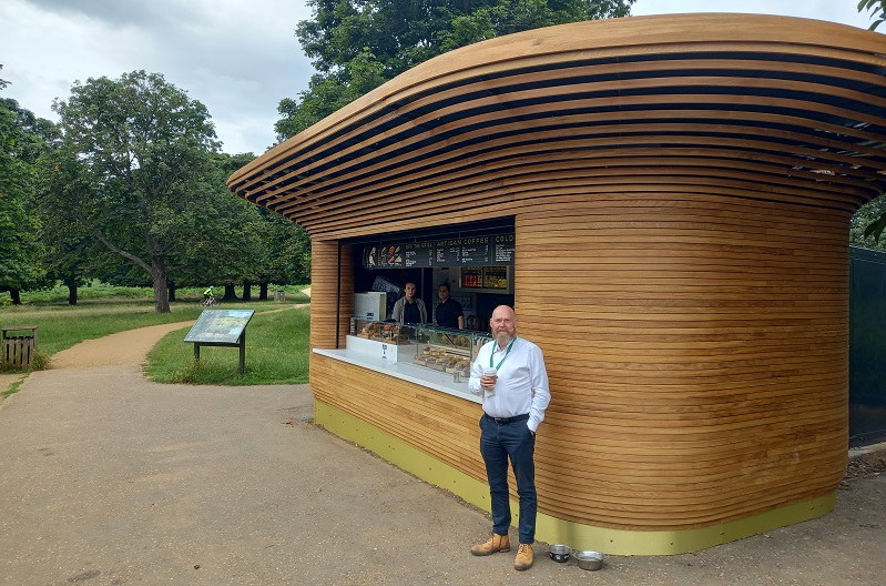 Pen Ponds kiosk