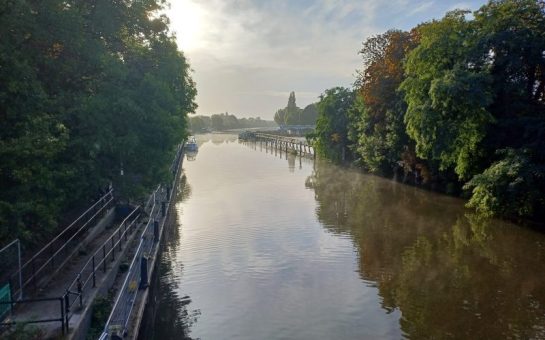 The River Thames and Teddington Weir