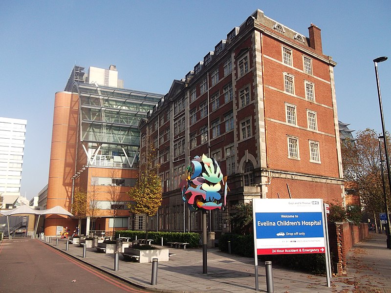 Exterior of Evelina Children's Hospital.