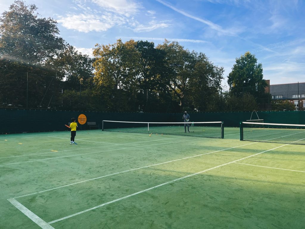 Butterfly tennis club court