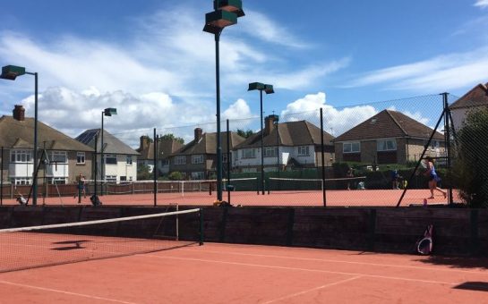 A picture of Sutton Churches tennis court