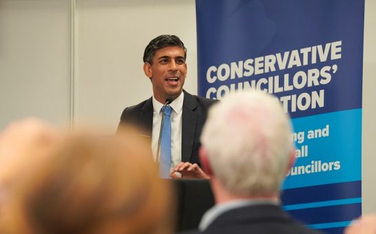 Rishi Sunak at the Conservative Party conference
