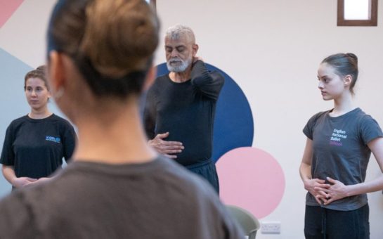 English National Ballet teaching a class to HIV patients at Chelsea and Westminster Hospital