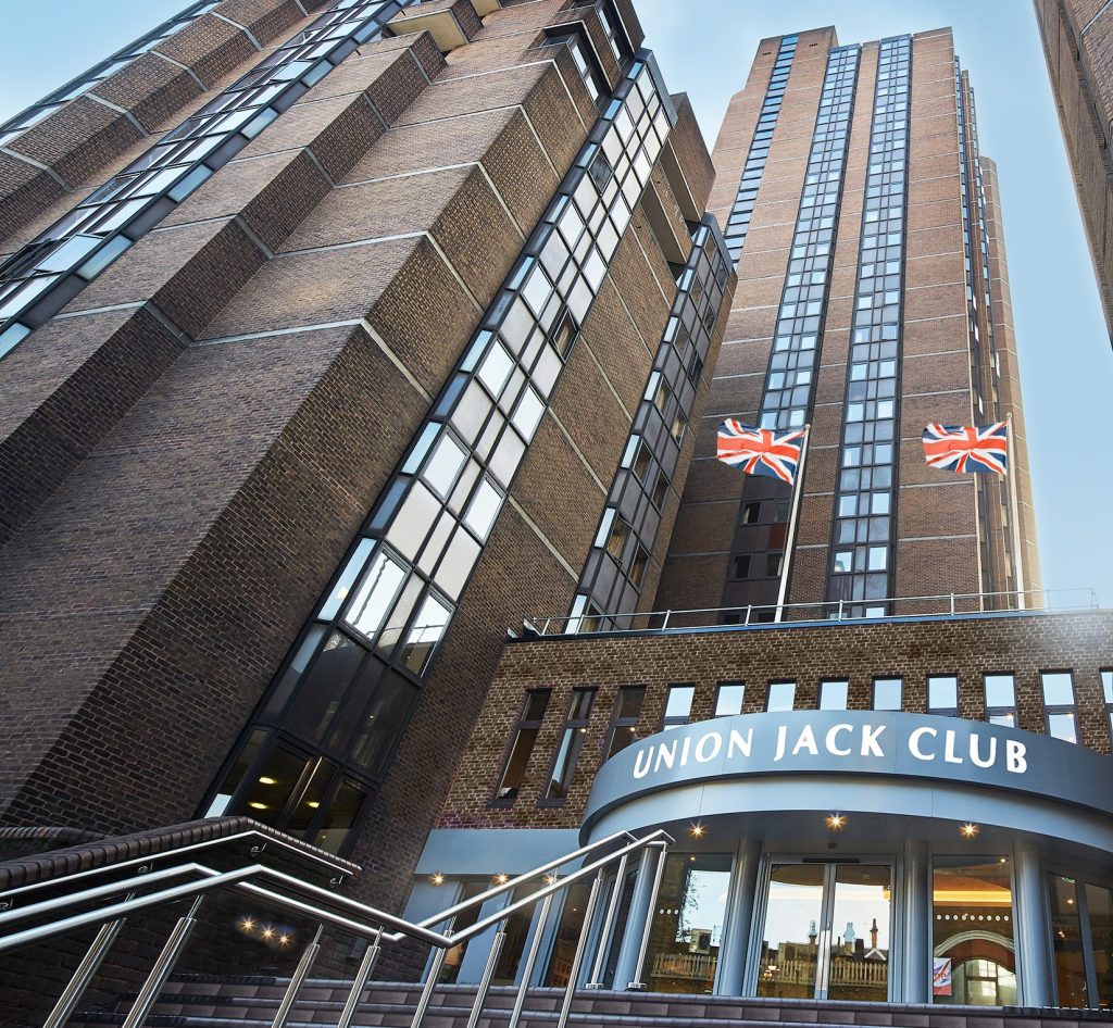 Lambeth is home: A photograph of the front exterior of the Union Jack Club. 