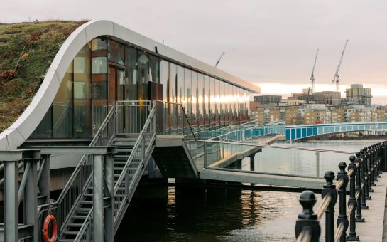 The Kingfisher Wharf from the outside